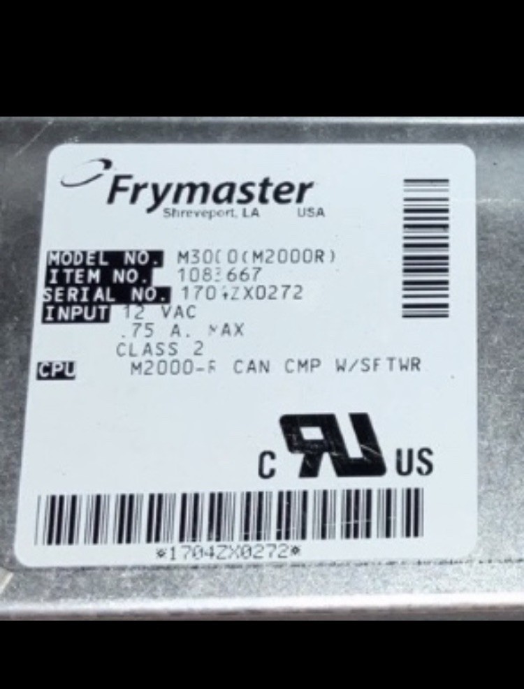 Frymaster Control M2000 106961