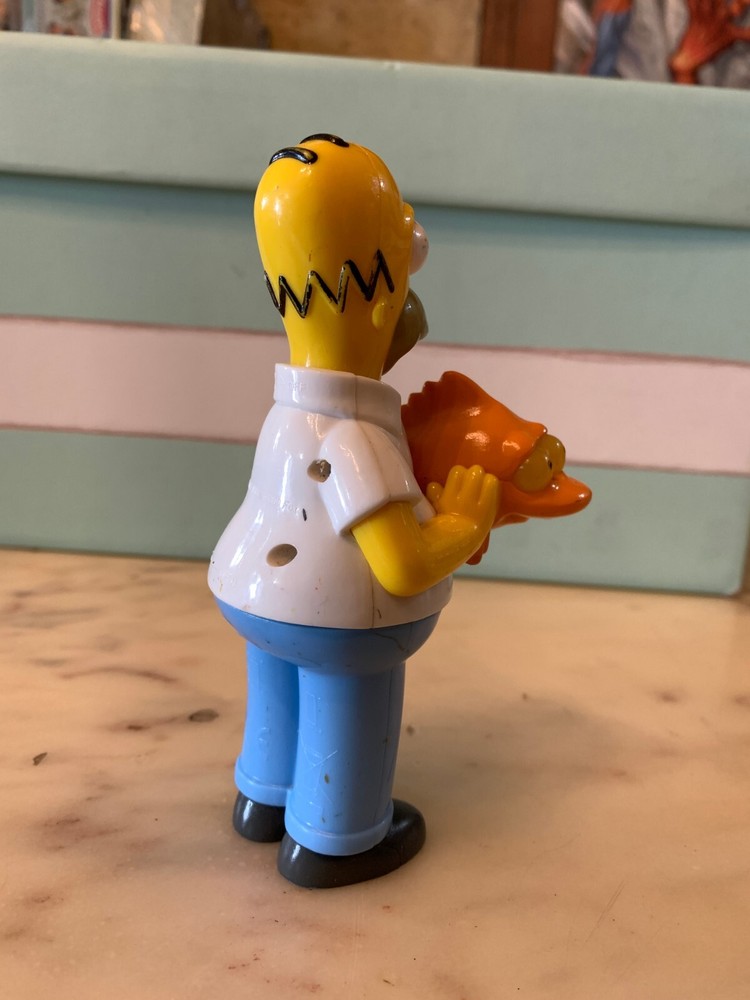 2009 HOMER SIMPSON DOLL WITH MUTANT FISH
