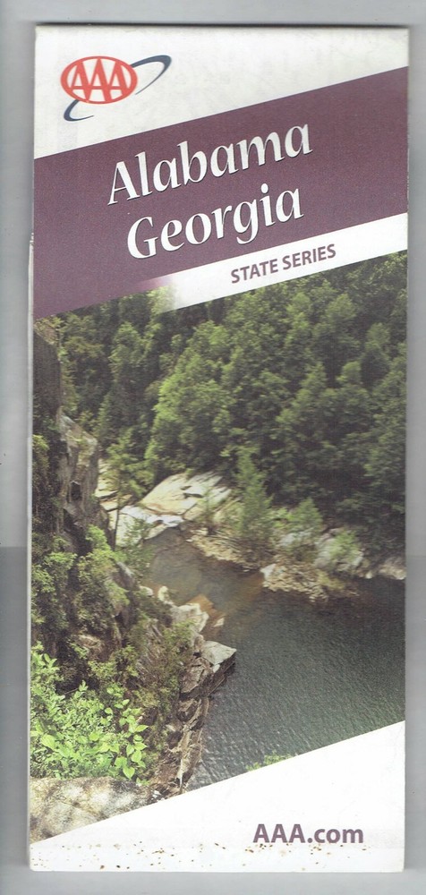 2008 AAA Map Alabama Georgia