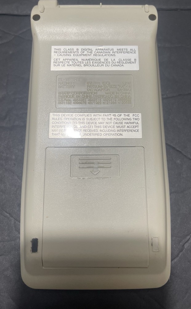 Sharp Elsi Mate EL-1611H Calculator