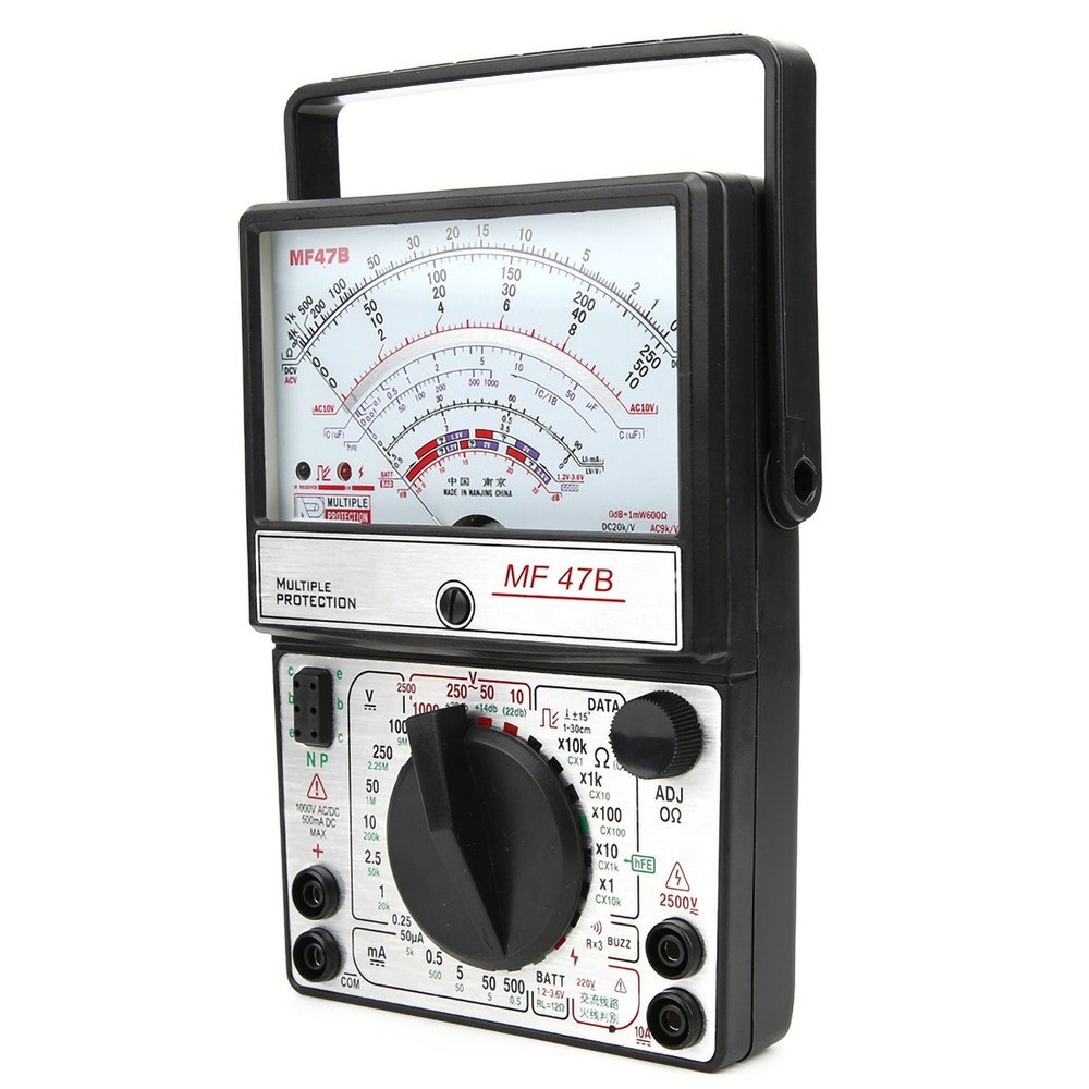 MF47B Digital Screen Multimeter AC DC Voltage Current Detector