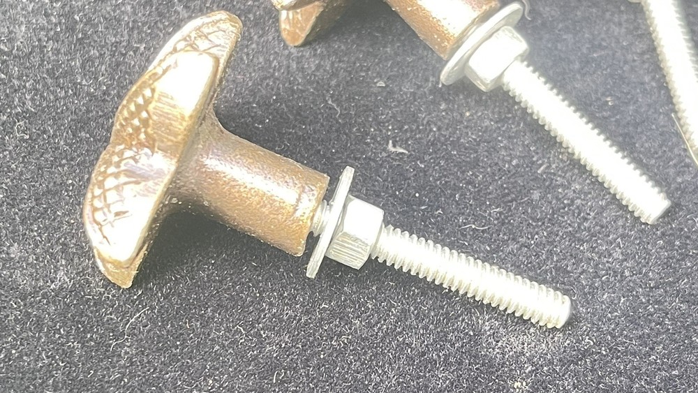 VTG set Bronze Finish STARFISH Drawer Pulls Handles Knobs Set of 4