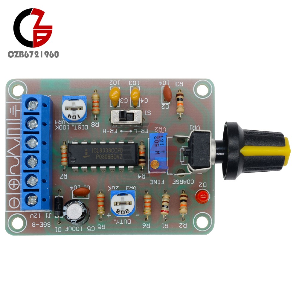 Welded ICL8038 Signal Generator Module Sine Square Triangle Monolithic Function