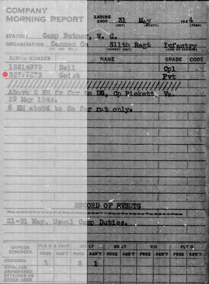 WW2 Named 78th Infantry Division Uniform 311th Infantry Regiment