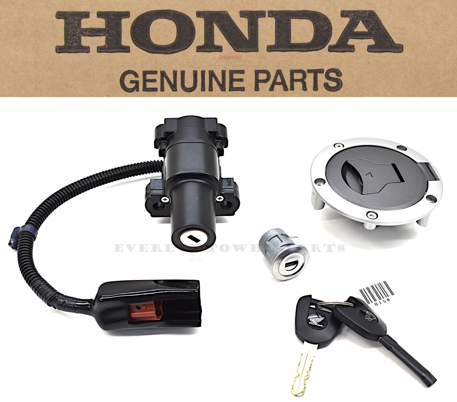 Lock Set Key Switch CB500F 16-24 CBR500R 16-24 Ignition Seat Fuel Cap #G196