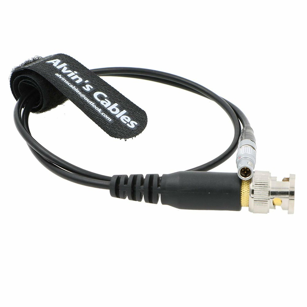 Time Code Input Cable for Red Scarlet Epic Camera 4 Pin Male to BNC Plug