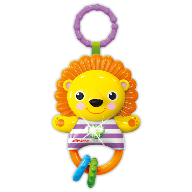 Люленьки Музыкальная погремушка Лёвушка Азбукварик  Electronic  Musical Toy