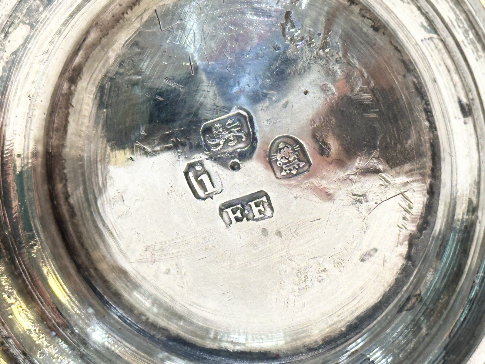 Antique 19th C Georgian Sterling Silver Mug London 1824 Edward Ferrell