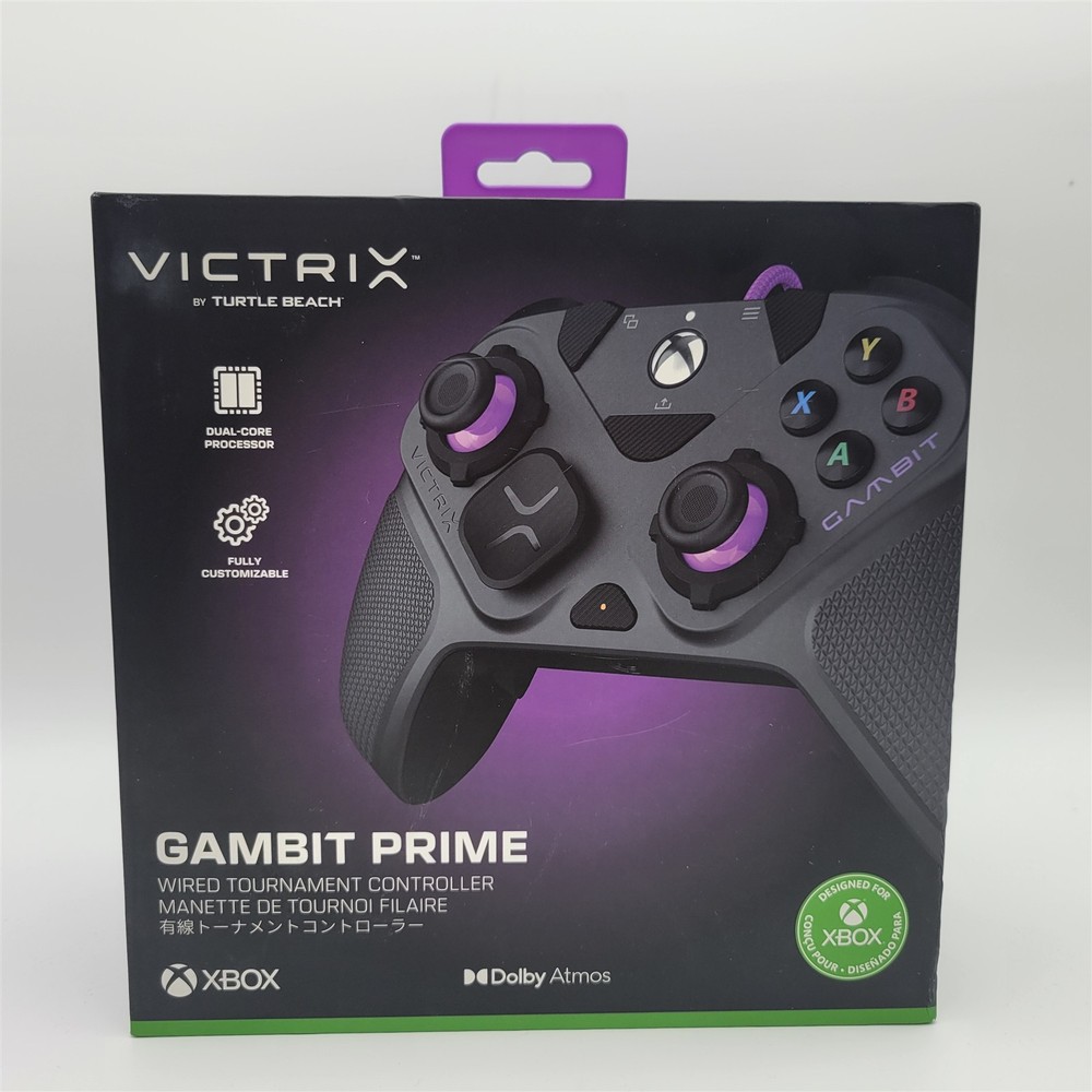 Turtle Beach Victrix Gambit Prime Wired Tournament Controller for Xbox & PC