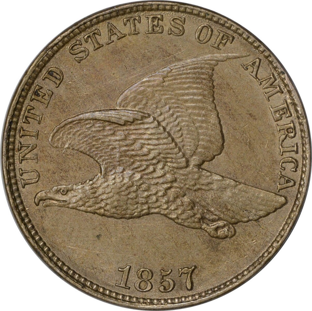 1857 Flying Eagle Cent Choice BU Uncertified #1119