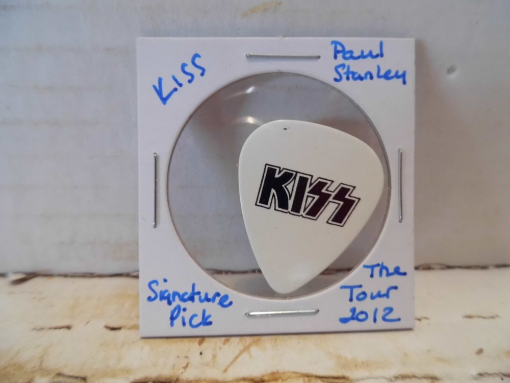 KISS "PAUL STANLEY" 2012 SIGNATURE TOUR GUITAR PICK~READ DESCRIPTION (18~5)