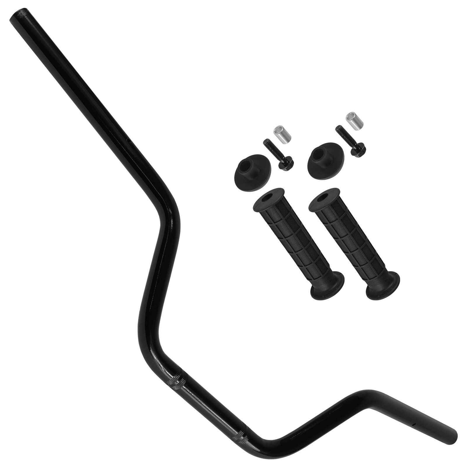 Handlebar & Grip w/ Bar End For Honda Fourtrax 300 TRX300 2X4 1988-2000