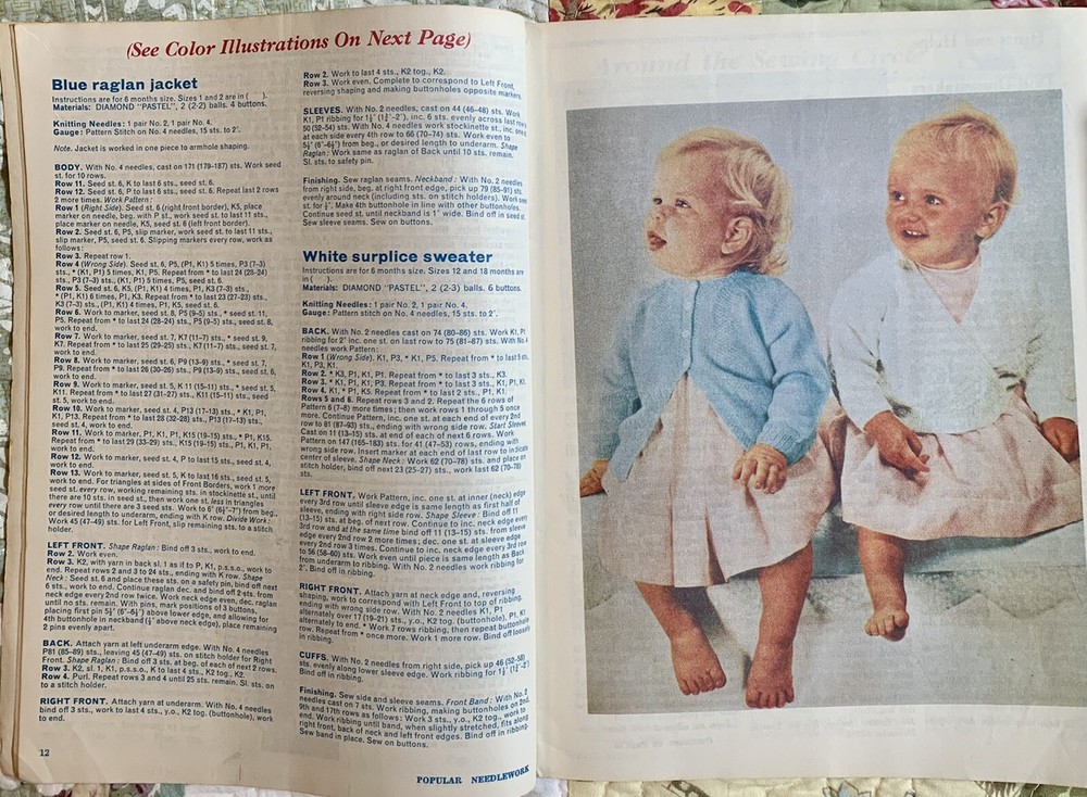 Vintage Needlework Magazine Sept 1967 Ephemera Projects Nostalgia Patterns