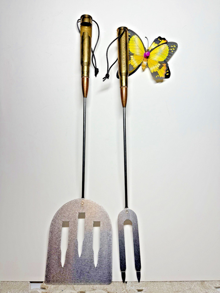 Bullet Handle Cook Out Fork & Spatula