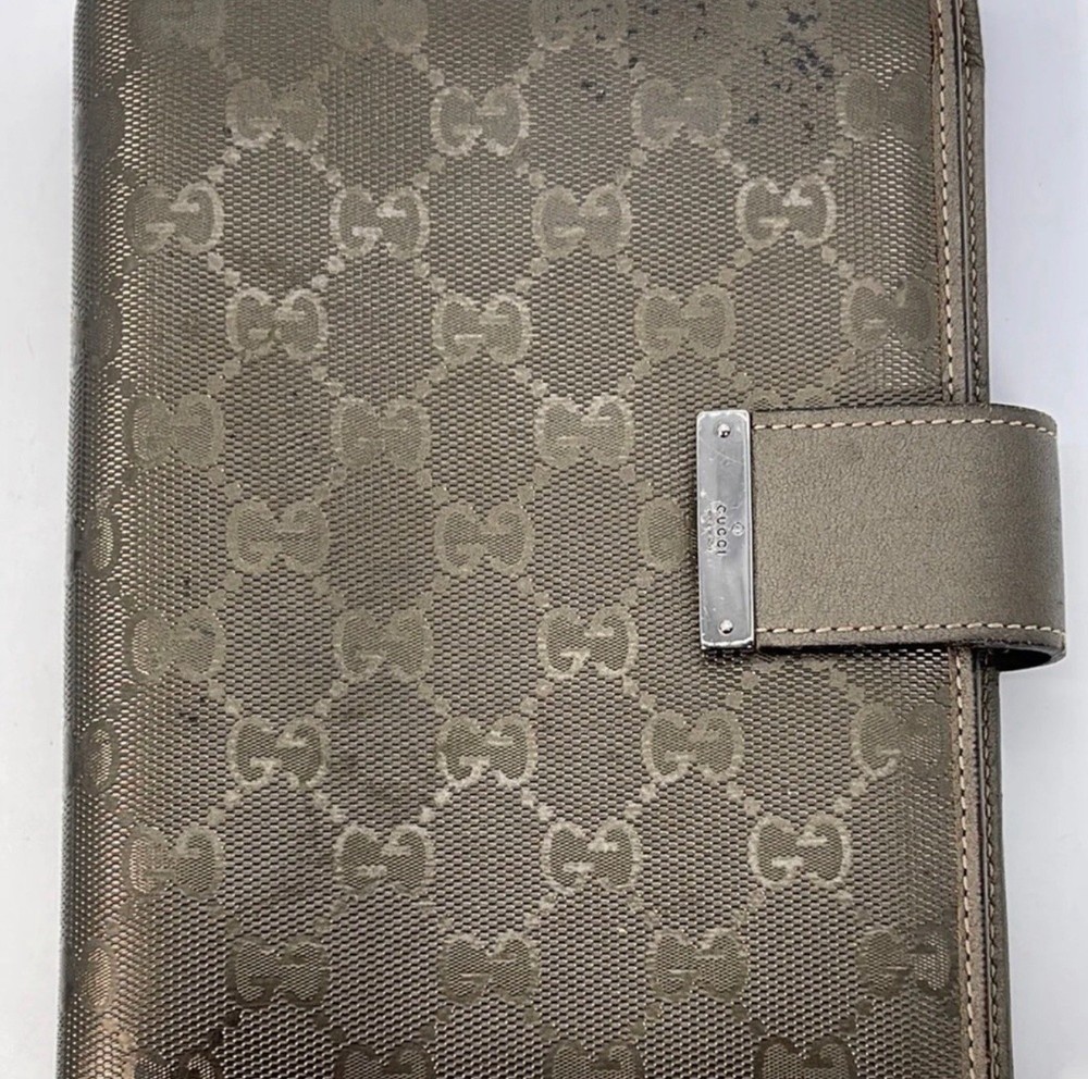 GUCCI Authentic Agenda Imprime Silver
