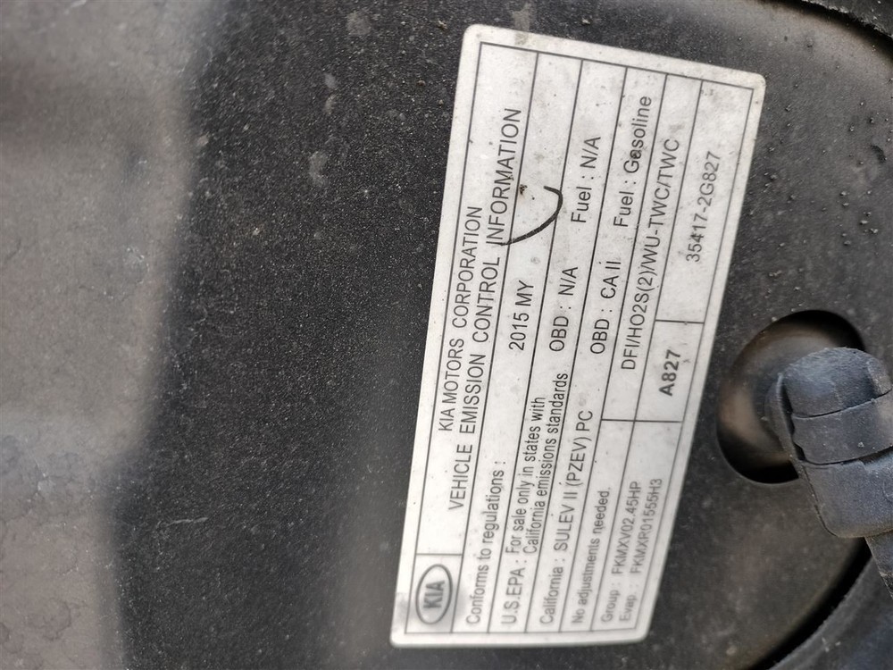 RIGHT REAR DOOR WINDOW REGULATOR OEM 2012 KIA OPTIMAKIA