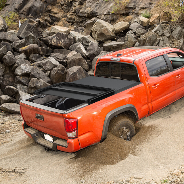 Soft Tri-Fold Bed Cover Tonneau Cover for 2016-2023 Toyota Tacoma 5FT Truck Bed