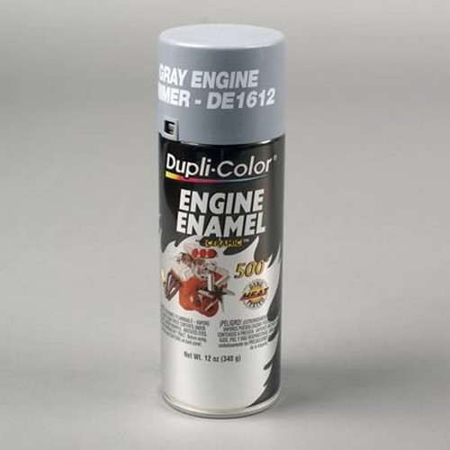Duplicolor DE1612 Engine Enamel Paint, Gray Engine Primer, 12 Oz Can