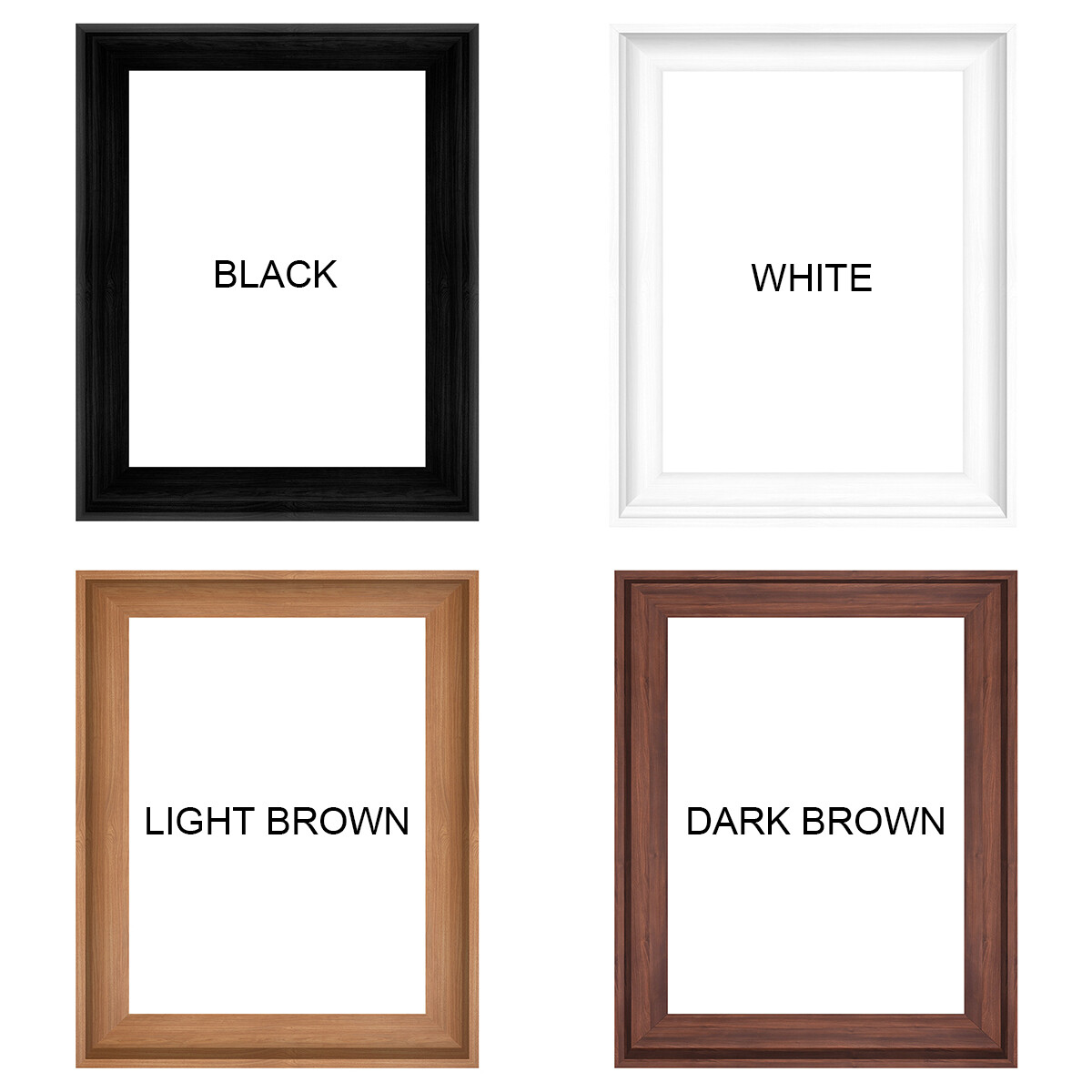 Canvas Floating Frame Wood-Look Floater Frames for Canvas Paintings Frame Decor