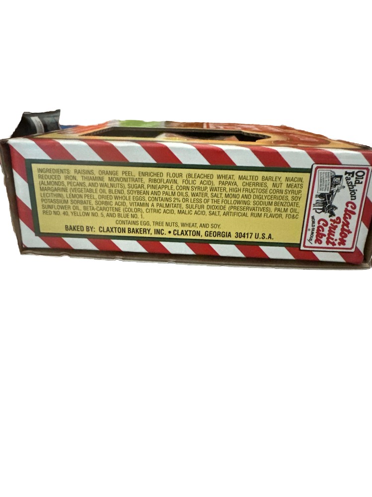 Claxton Fruit Cake - 3-1 Lb. Regular Recipe