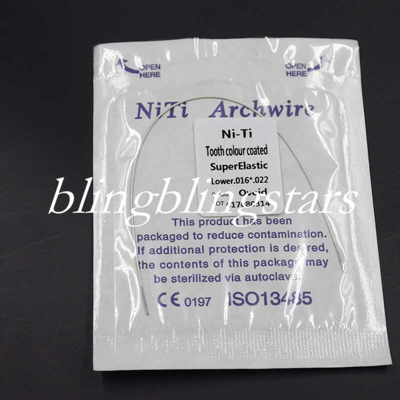 Dental Orthodontic Niti Color Rectangular Arch Wire Supper Elastic Teeth Wire