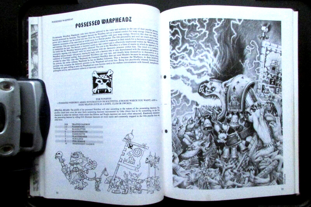 OOP Citadel / Warhammer 40k / Rogue Trader Space Orks Freebooterz Hardback Book