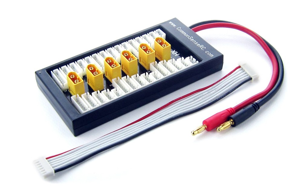 Paraboard - Parallel Charging Board for Lipos with XT60 Connectors