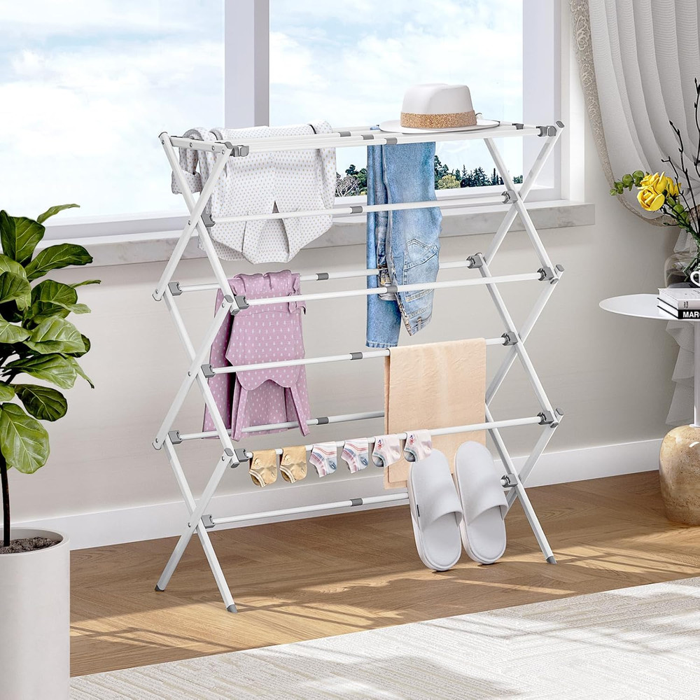 Drying Rack Clothing, Clothes Drying Rack Foldable, Laundry Drying Rack Expandab