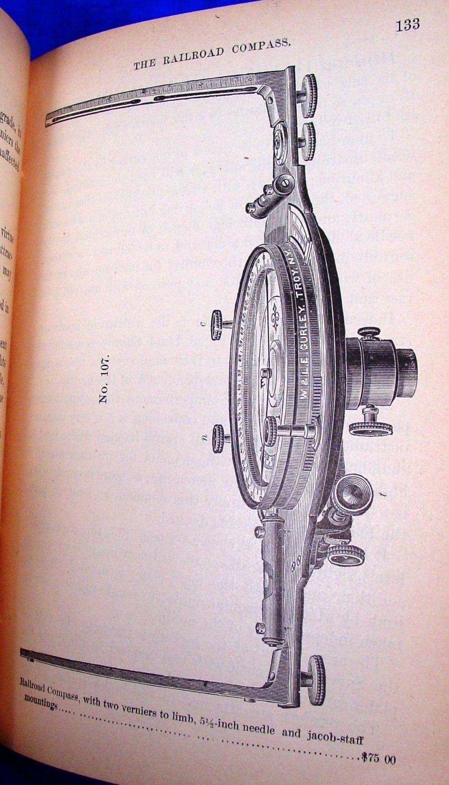 1889 Gurley Surveying & Drafting Insts. Catalog/Manual