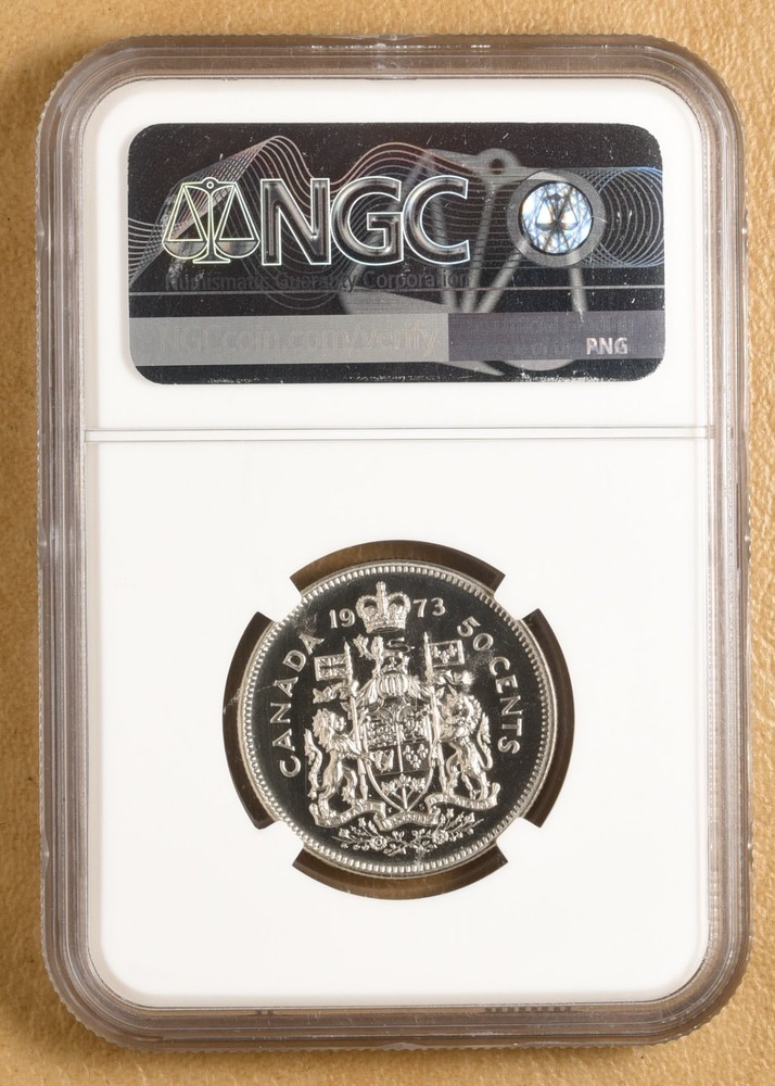 1973 Canada 50 Cents 'Unc Set Issue' NGC MS67