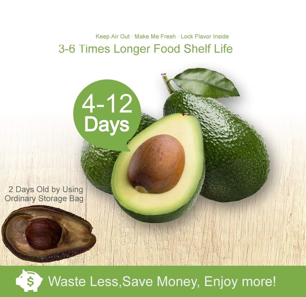 8"x50' Food Saver Vacuum Sealer Bags Rolls 4Mil Embossed FoodSaver Storage Bags