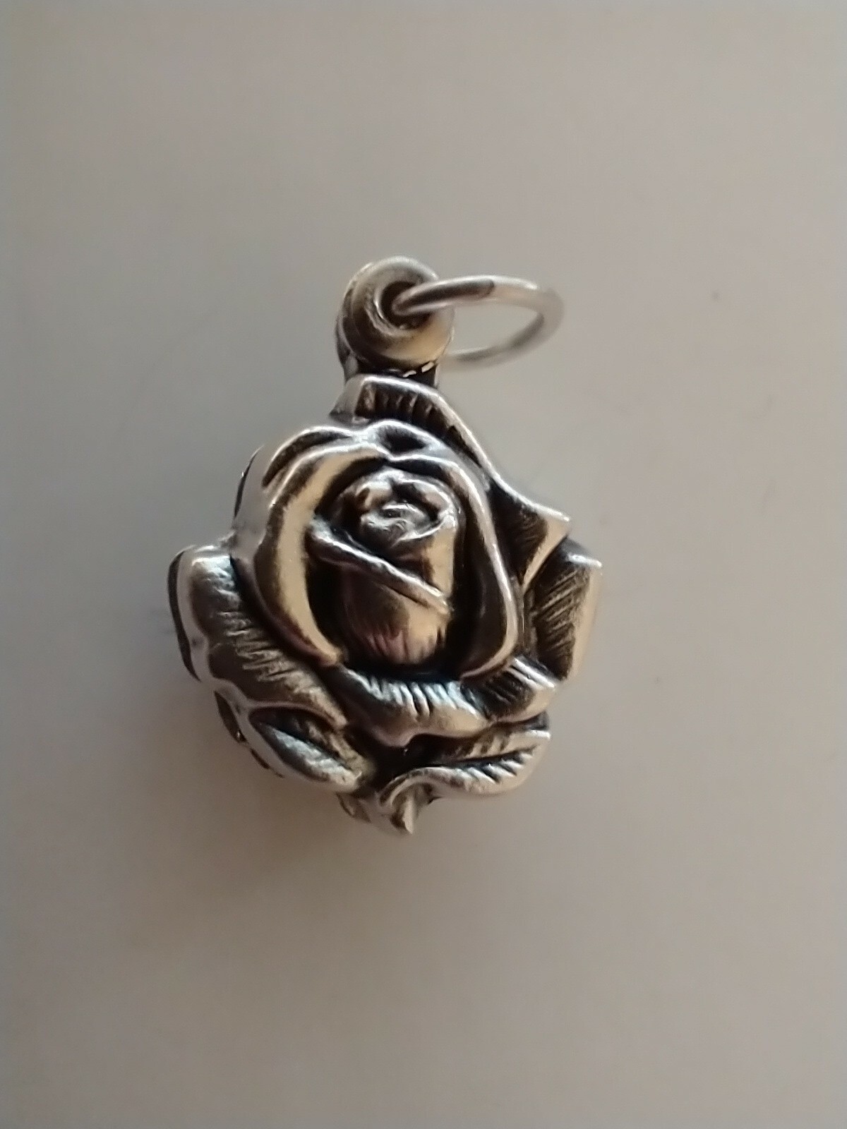 Catholic St Michael Guardian Angel Silver Tone Locket Petite Medal, Italy