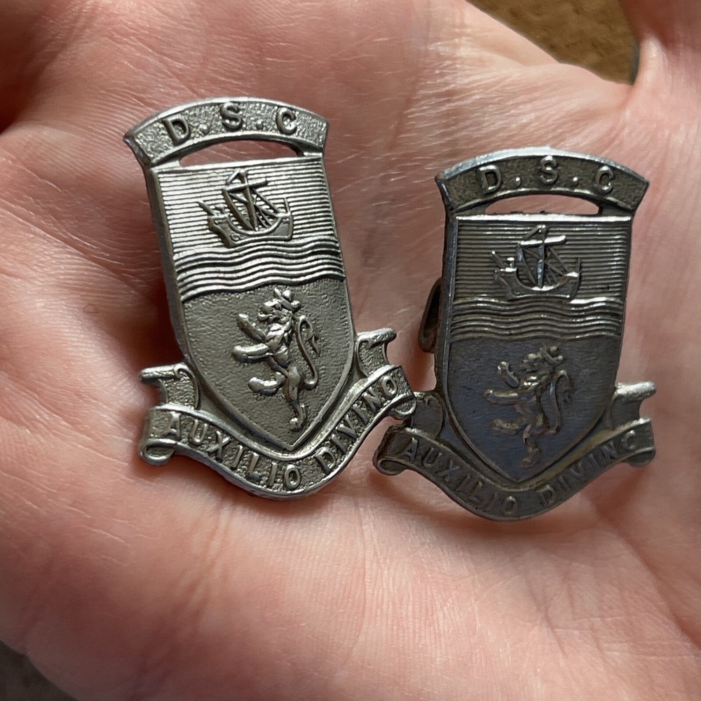 Devon Special Constabulary D.S.C Collar Badges 1930s-1960s