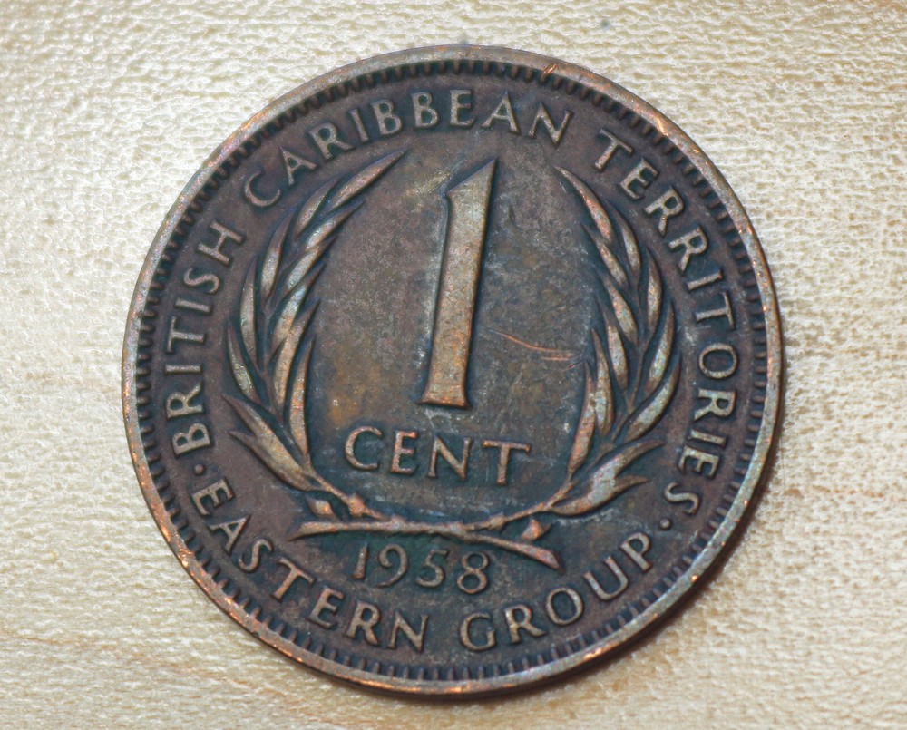 1958 East Caribbean States 1 Cent