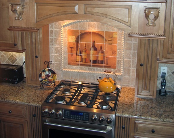 Mural Arc Ceramic Wine Decor Backsplash Tile #318