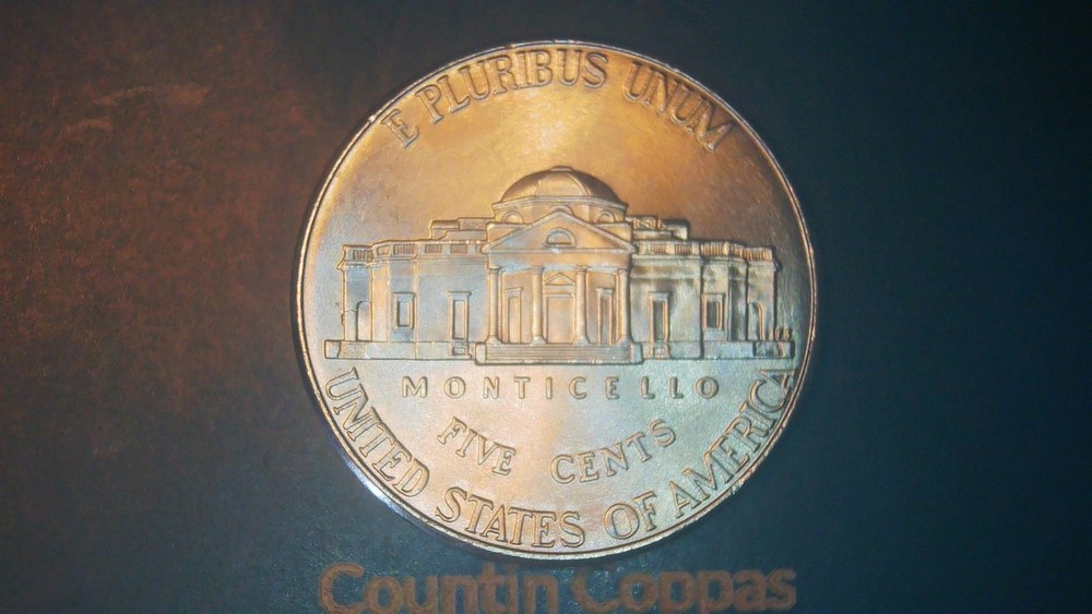 2024 P JEFFERSON 5C LOW MINT ERROR!! BEE HIVE DIE CHIP REV.
