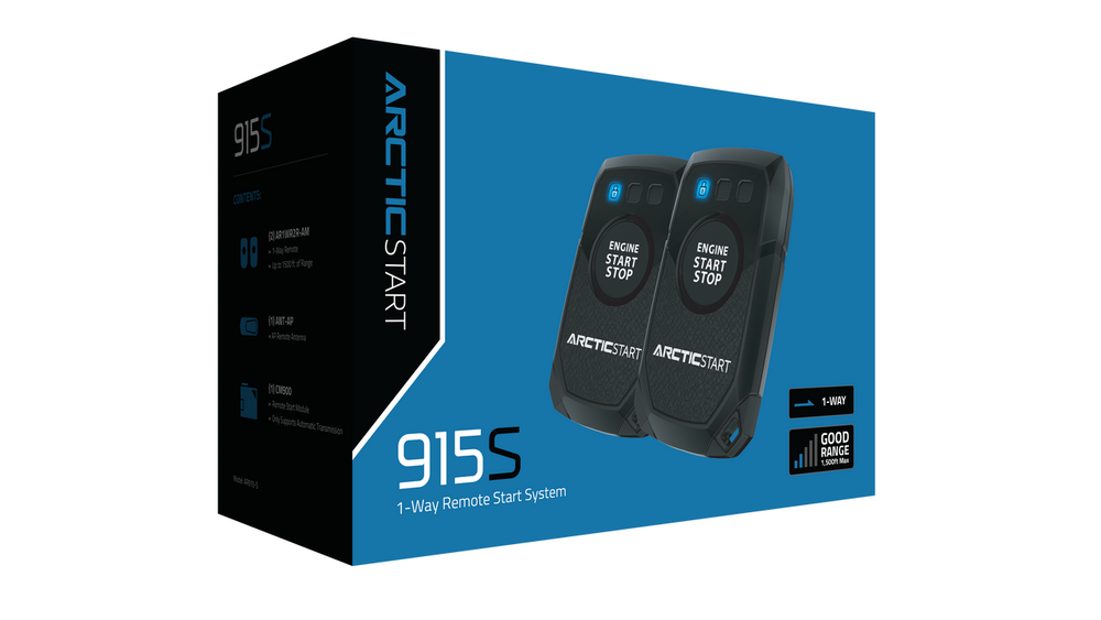 Arctic Start Remote Start Bundle w/ Two 1-Button 1-Way Remotes - AR915S