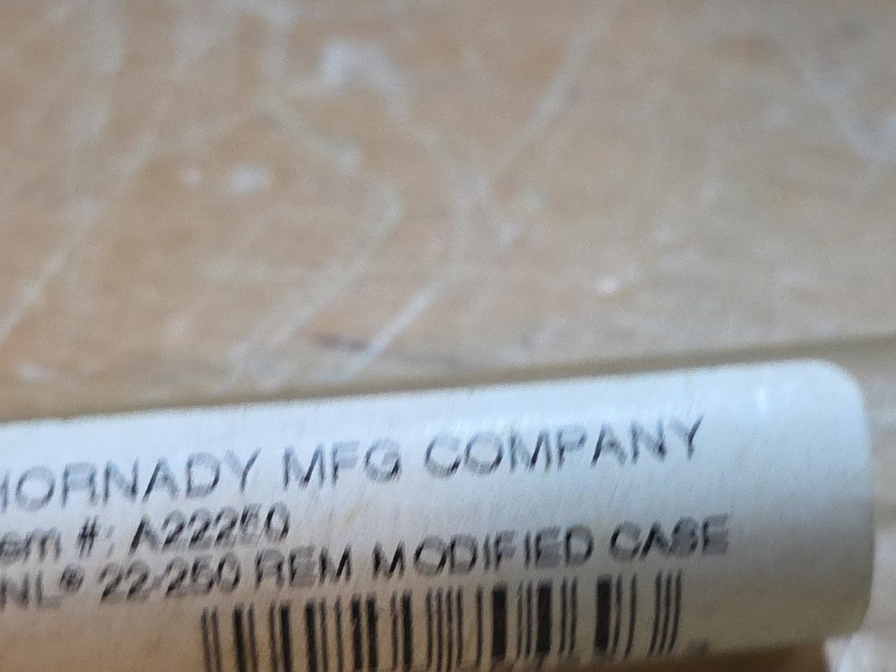 Hornady Lock N Load Modified Case for Measuring 22-250 Rem