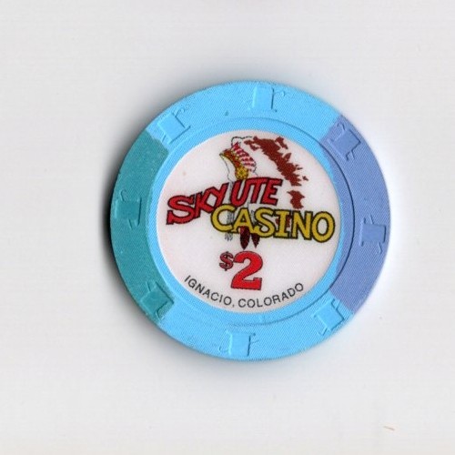 Sky Ute Colorado $2 Casino Chip