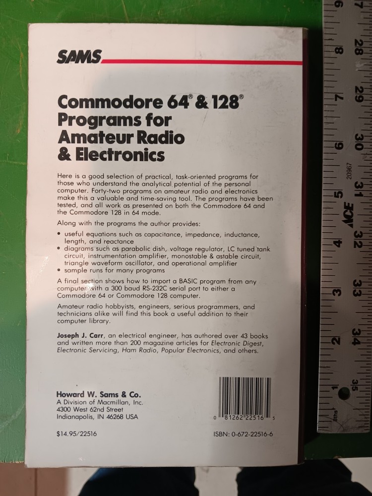 Commodore 64 & 128 Programs for Amateur Radio & Electronics Book