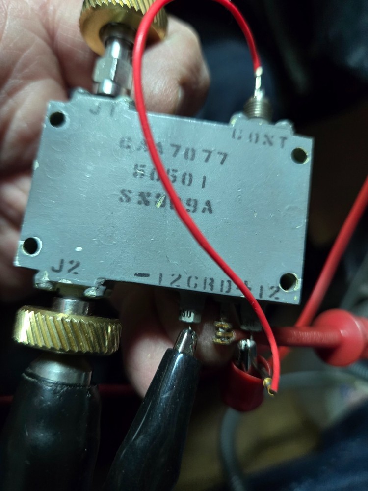 1 pc Emberguard Solutions) CAA7077 pin diode Switch 1-18 GHz Tested, see plot