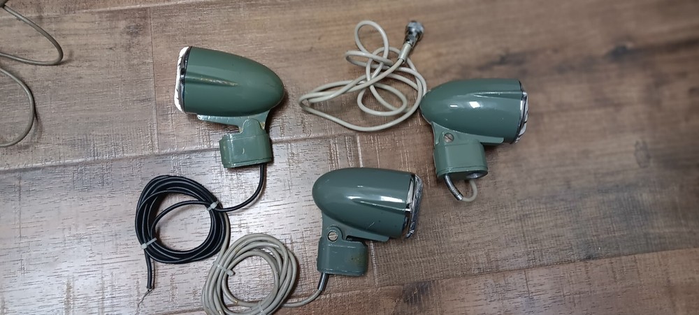 3 Vintage Crystal Microphones Argonne