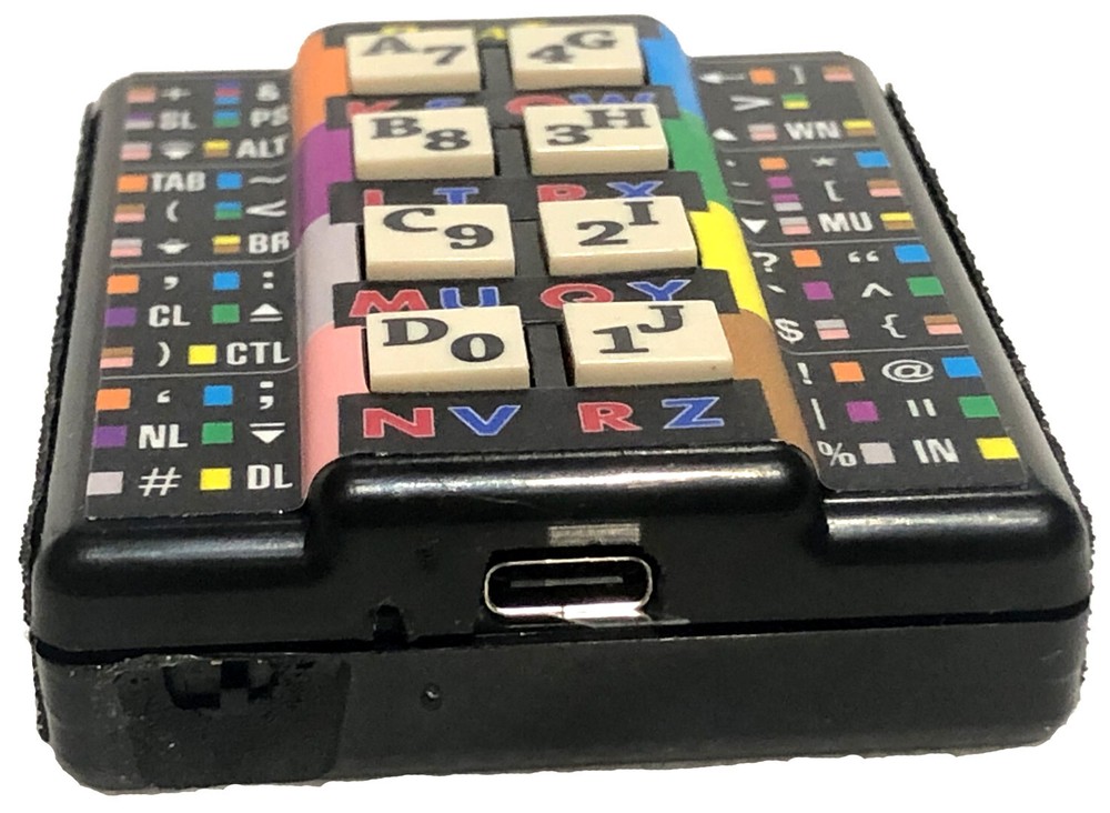 DecaTxt 3 One-Hand Bluetooth Spatial Computing Keyboard & Assistive Technology