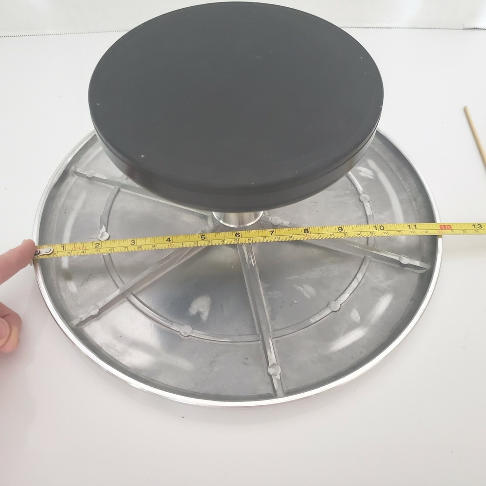 Rotating Professional Stainless Cake And/Or Cupcakes Decorating Stand
