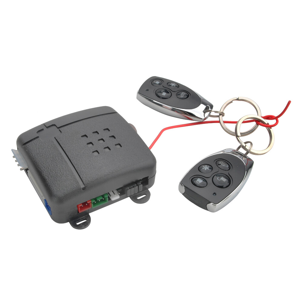 Keyless Entry Car Alarm Security System, 2 Key Fob Remote Controls