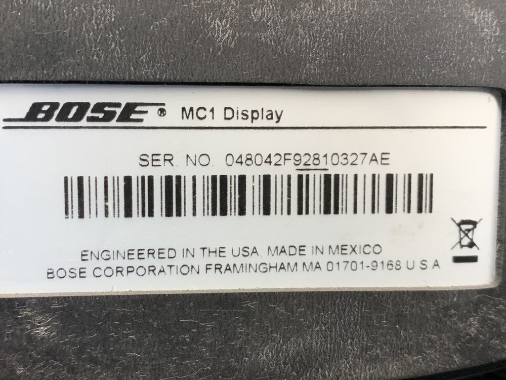 BOSE MC1 DISPLAY WITH ATTACHED CABLE *QTY