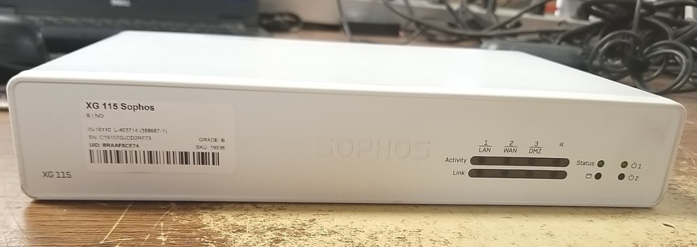 Sophos XG 115 Rev. 3 Network Security Firewall. UNIT Only! *READ⬇️*
