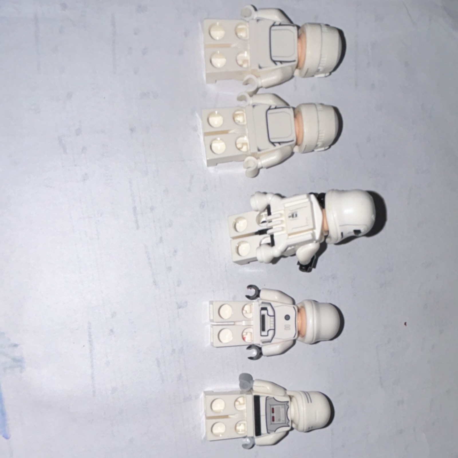 LEGO Star Wars Snowtrooper Stormtrooper Minifigures Battle Pack Lot of 5