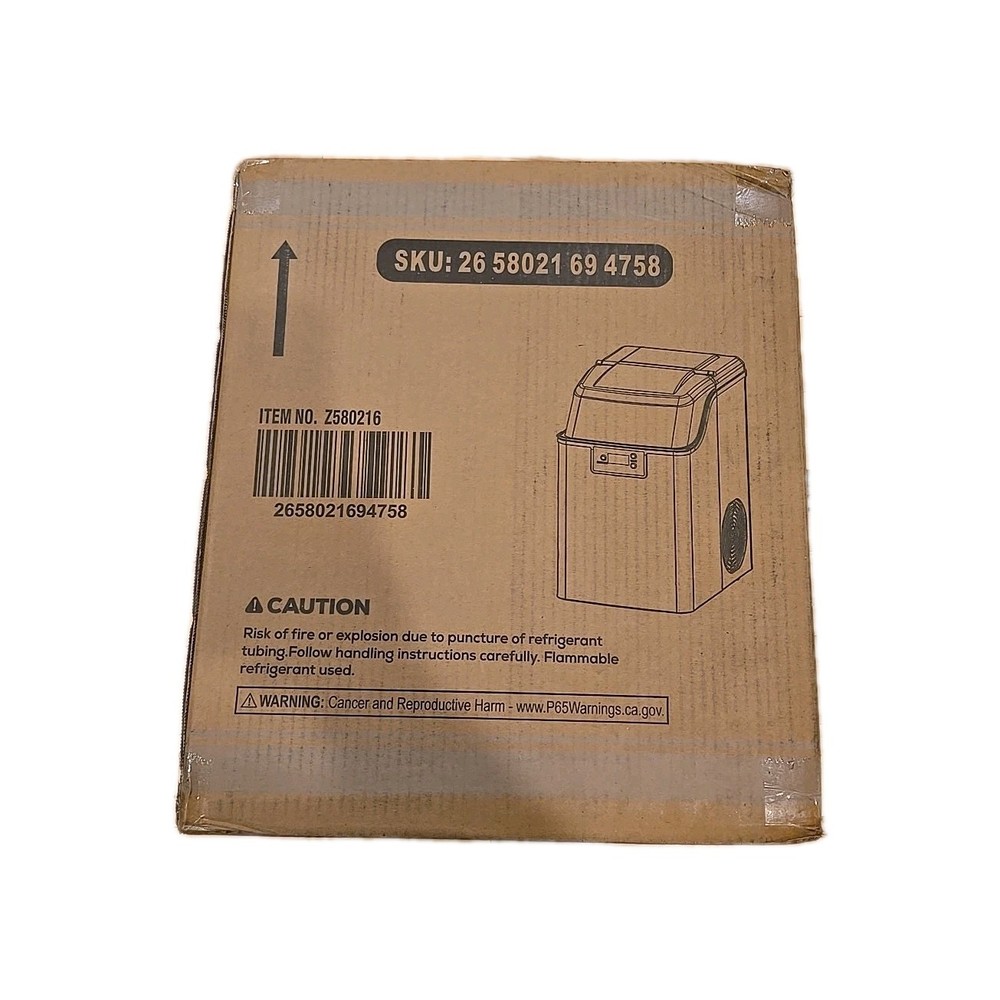 Portable Ice Maker: Fast & Self-Cleaning (Black),