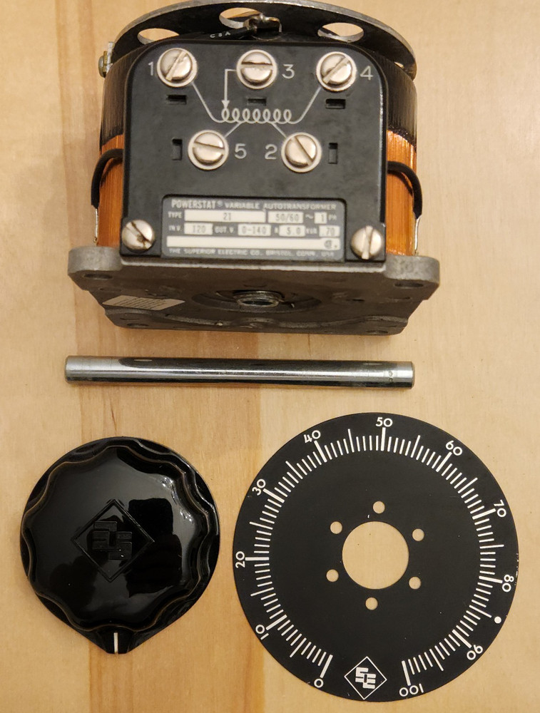 Superior Electric Powerstat Variable Autotransformer Type 21 0-120/140V @ 5A